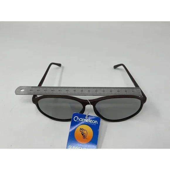 RETRO Corning Chameleon 2136SBrown Photochromic Sunglasses 